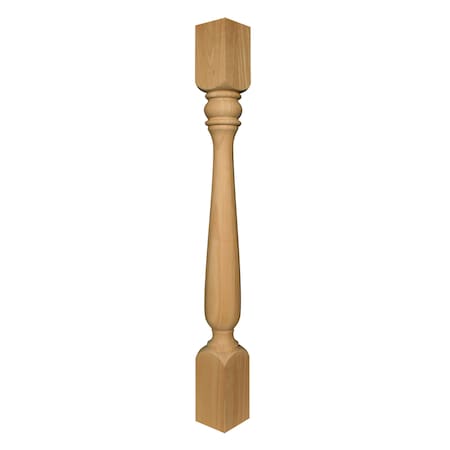 35 1/2 X 3 1/2 Standard Column Leg In Rubberwood (paintgrad
